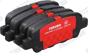 Ferodo FDB4756A-S - Kit de plaquettes de frein, frein à disque cwaw.fr