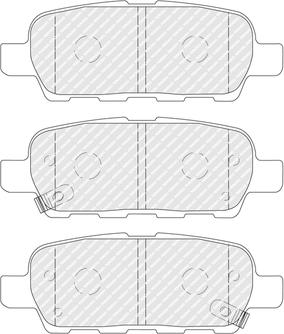 Ferodo FDB4756 - Kit de plaquettes de frein, frein à disque cwaw.fr