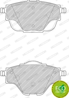 Ferodo FDB4766 - Kit de plaquettes de frein, frein à disque cwaw.fr