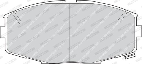 Ferodo FDB476 - Kit de plaquettes de frein, frein à disque cwaw.fr
