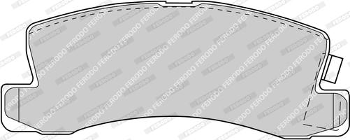 Ferodo FDB478-D - Kit de plaquettes de frein, frein à disque cwaw.fr