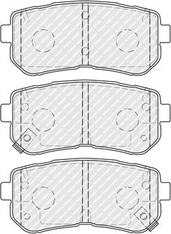 Ferodo FDB4771 - Kit de plaquettes de frein, frein à disque cwaw.fr