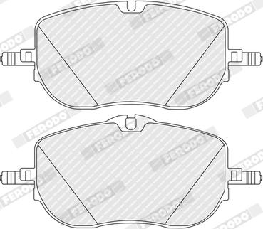 Ferodo FDB5493 - Kit de plaquettes de frein, frein à disque cwaw.fr