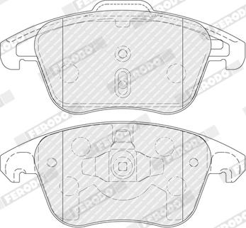 Ferodo FDB5448 - Kit de plaquettes de frein, frein à disque cwaw.fr