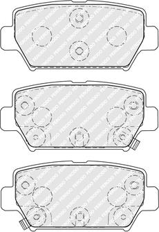 Ferodo FDB5406 - Kit de plaquettes de frein, frein à disque cwaw.fr