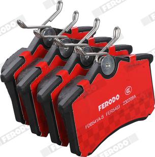 Ferodo FDB541A-S - Kit de plaquettes de frein, frein à disque cwaw.fr