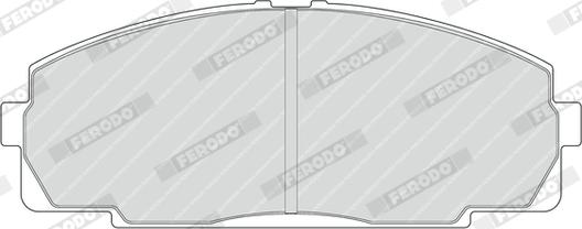 Ferodo FDB554 - Kit de plaquettes de frein, frein à disque cwaw.fr