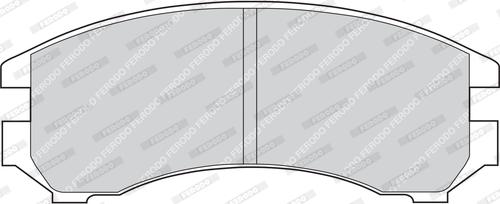 Ferodo FDB550 - Kit de plaquettes de frein, frein à disque cwaw.fr