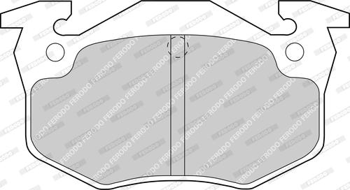 Ferodo FDB558D - Kit de plaquettes de frein, frein à disque cwaw.fr