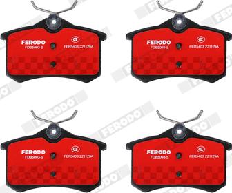 Ferodo FDB5093-S - Kit de plaquettes de frein, frein à disque cwaw.fr