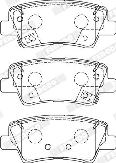 Ferodo FDB5041 - Kit de plaquettes de frein, frein à disque cwaw.fr