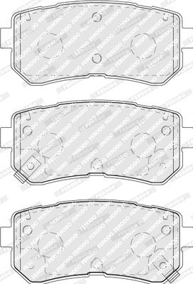 Ferodo FDB5066 - Kit de plaquettes de frein, frein à disque cwaw.fr