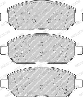 Ferodo FDB5019 - Kit de plaquettes de frein, frein à disque cwaw.fr