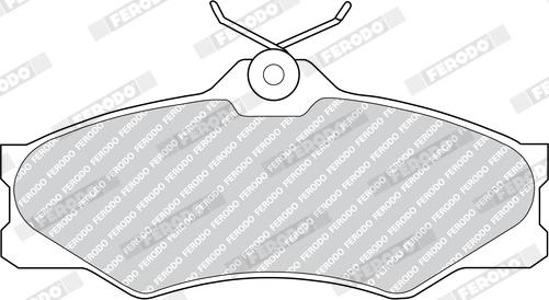 Ferodo FDB517 - Kit de plaquettes de frein, frein à disque cwaw.fr