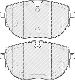 Ferodo FDB5350 - Kit de plaquettes de frein, frein à disque cwaw.fr