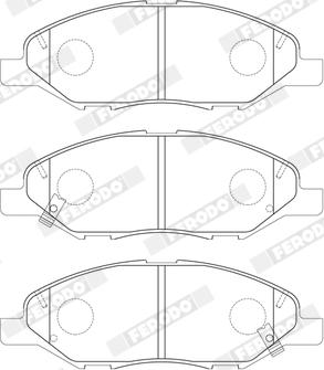 Ferodo FDB5303 - Kit de plaquettes de frein, frein à disque cwaw.fr