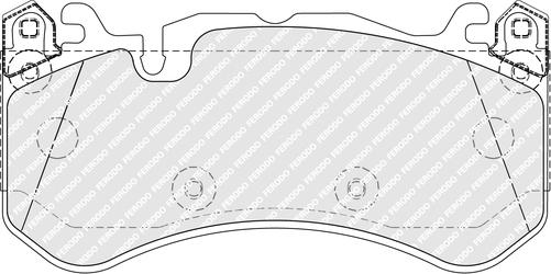 Ferodo FDB5381 - Kit de plaquettes de frein, frein à disque cwaw.fr