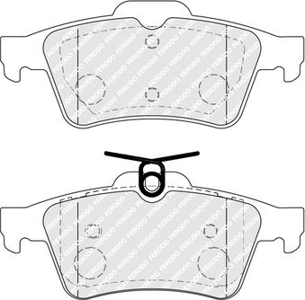 Ferodo FDB5388 - Kit de plaquettes de frein, frein à disque cwaw.fr