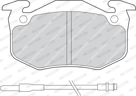 Ferodo FDB537 - Kit de plaquettes de frein, frein à disque cwaw.fr