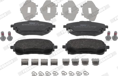 Ferodo FDB5292 - Kit de plaquettes de frein, frein à disque cwaw.fr