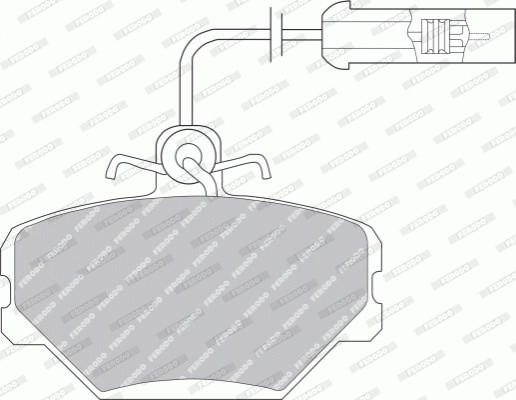 Ferodo FDB524B - Kit de plaquettes de frein, frein à disque cwaw.fr