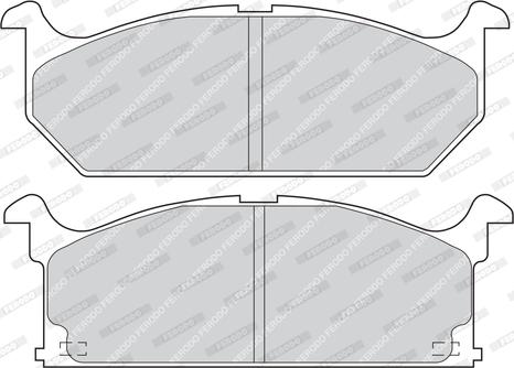 Ferodo FDB528 - Kit de plaquettes de frein, frein à disque cwaw.fr