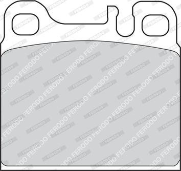 Ferodo FDB645 - Kit de plaquettes de frein, frein à disque cwaw.fr