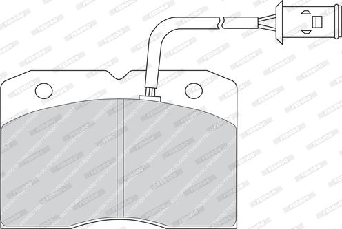 Ferodo FDB655 - Kit de plaquettes de frein, frein à disque cwaw.fr