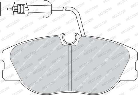 Ferodo FDB650 - Kit de plaquettes de frein, frein à disque cwaw.fr