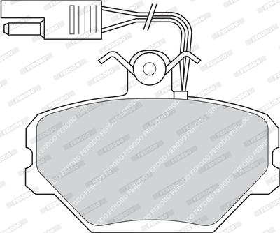 Ferodo FDB635 - Kit de plaquettes de frein, frein à disque cwaw.fr