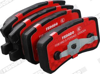 Ferodo FDB1992-S - Kit de plaquettes de frein, frein à disque cwaw.fr