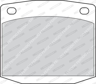 Ferodo FDB199 - Kit de plaquettes de frein, frein à disque cwaw.fr