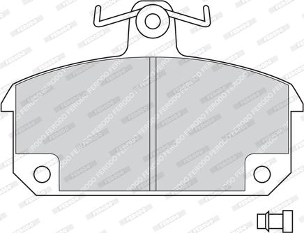 Ferodo FDB194 - Kit de plaquettes de frein, frein à disque cwaw.fr