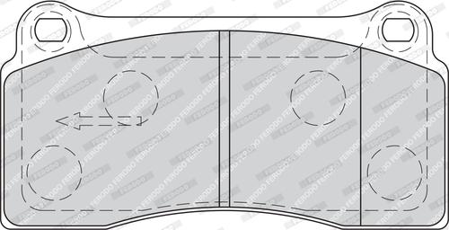 Ferodo FDB1951 - Kit de plaquettes de frein, frein à disque cwaw.fr