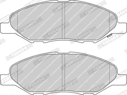 Ferodo FDB1965 - Kit de plaquettes de frein, frein à disque cwaw.fr
