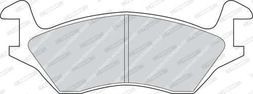 Ferodo FDB193 - Kit de plaquettes de frein, frein à disque cwaw.fr