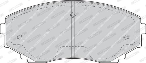 Ferodo FDB1445 - Kit de plaquettes de frein, frein à disque cwaw.fr