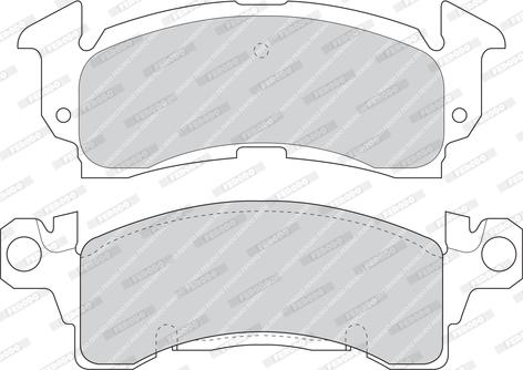 Ferodo FDB144 - Kit de plaquettes de frein, frein à disque cwaw.fr