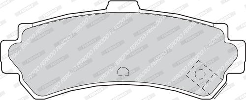 Ferodo FDB1454 - Kit de plaquettes de frein, frein à disque cwaw.fr