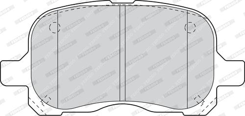 Ferodo FDB1458 - Kit de plaquettes de frein, frein à disque cwaw.fr