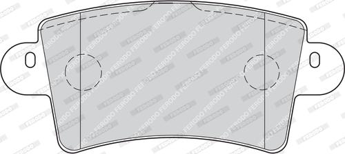 Ferodo FDB1453 - Kit de plaquettes de frein, frein à disque cwaw.fr