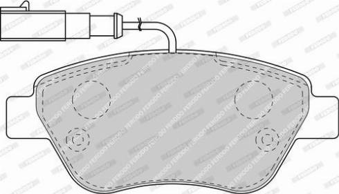 Ferodo FDB1466-D - Kit de plaquettes de frein, frein à disque cwaw.fr