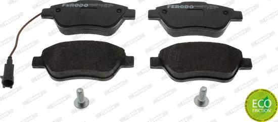 Ferodo FDB1466 - Kit de plaquettes de frein, frein à disque cwaw.fr