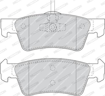 Ferodo FDB1460 - Kit de plaquettes de frein, frein à disque cwaw.fr