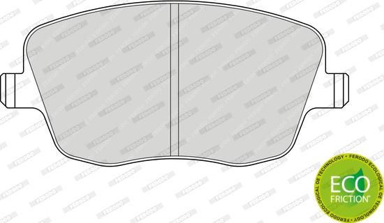 Ferodo FDB1419 - Kit de plaquettes de frein, frein à disque cwaw.fr