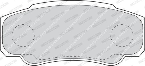 Ferodo FDB1480 - Kit de plaquettes de frein, frein à disque cwaw.fr