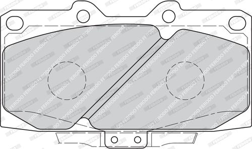 Ferodo FDB1433 - Kit de plaquettes de frein, frein à disque cwaw.fr