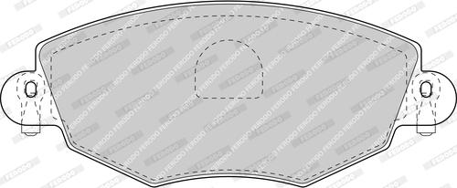 Ferodo FDB1425-D - Kit de plaquettes de frein, frein à disque cwaw.fr