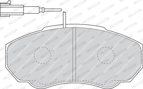 Ferodo FDB1478 - Kit de plaquettes de frein, frein à disque cwaw.fr