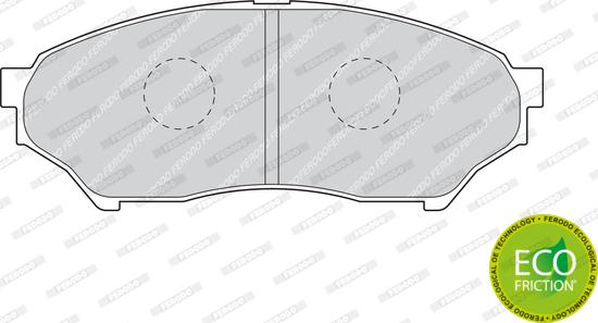 Ferodo FDB1596 - Kit de plaquettes de frein, frein à disque cwaw.fr